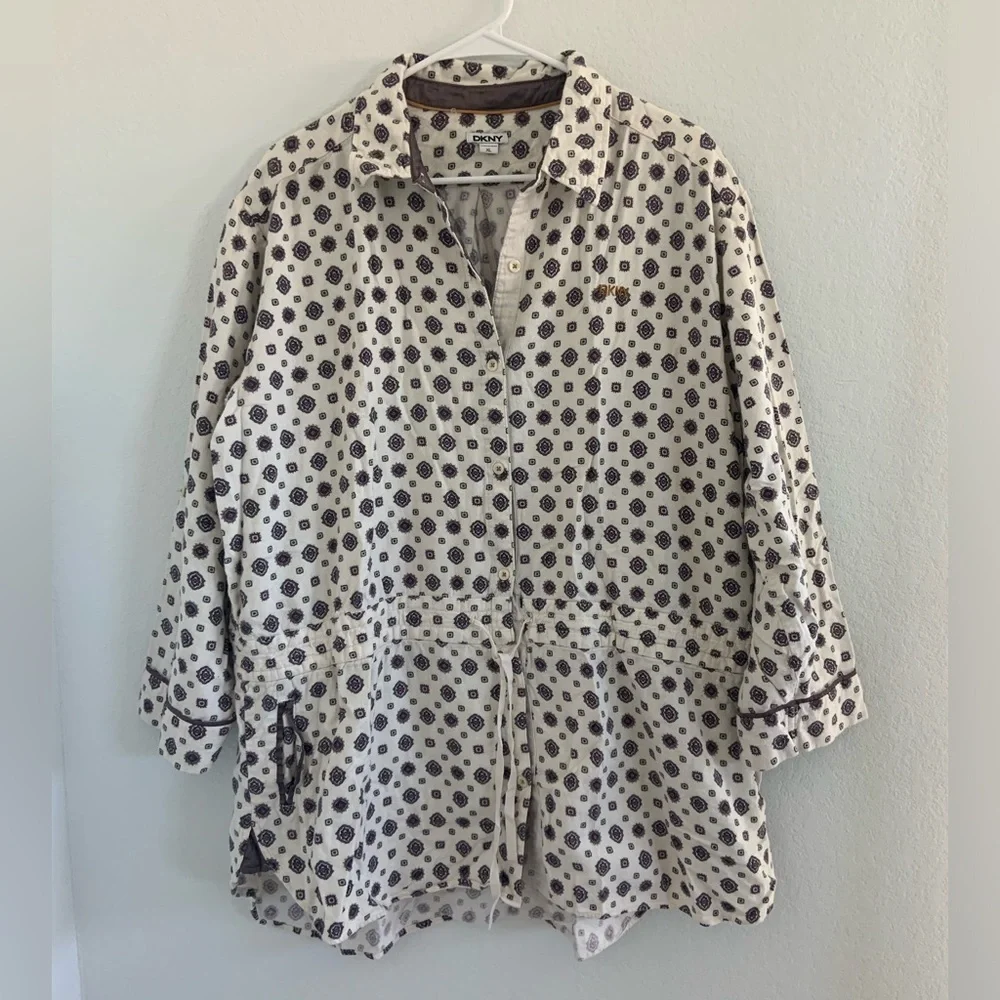 DKNY Luxury Flannel Sleep Shirt